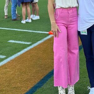 Zara Pink Marine Straight Jeans (Size 27) - Perfect for Valentine's Day!